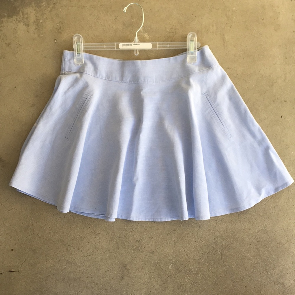 Baby Blue Mini Skirt